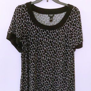 MSK Woman’s Black and White Jersey Dress